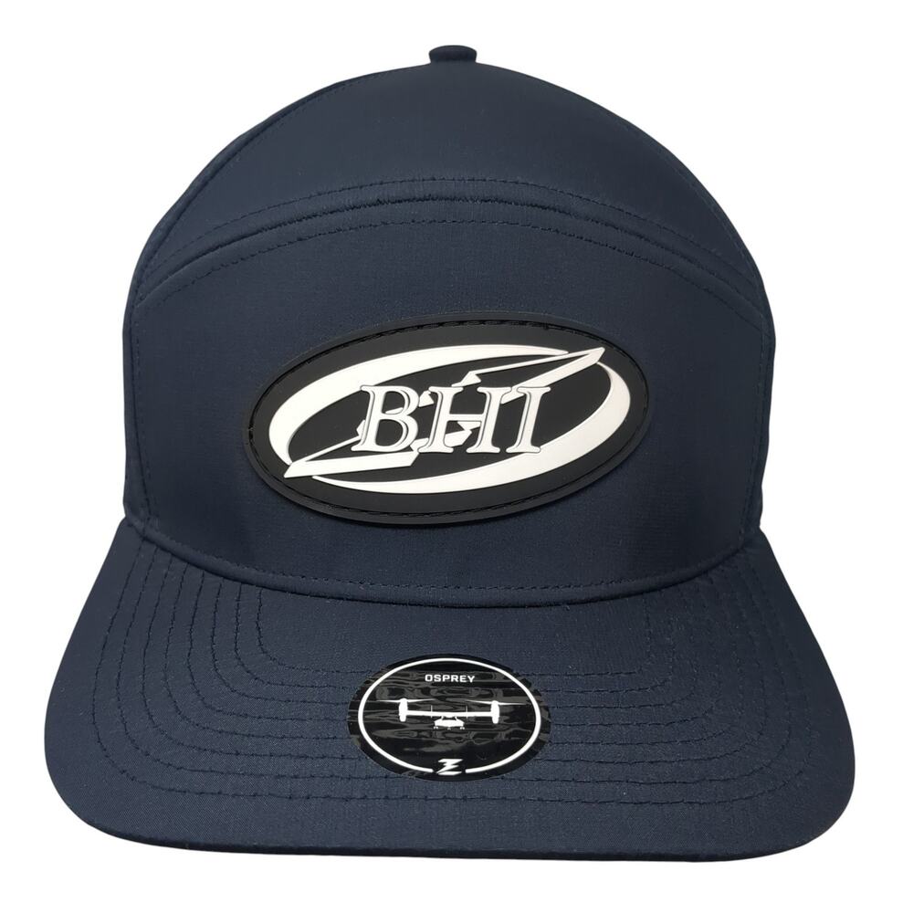 BHI Snapback Trucker Hat Blue One Size Adjustable Lightweight Zapped Osprey